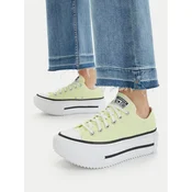 Converse Modne superge Chuck Taylor All Star Lift Double Stack Platform A16283C Rumena