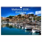 Mallorca 2026 - Einblicke (Wandkalender 2026 DIN A4 quer), CALVENDO Monatskalender
