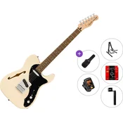 Fender Squier Affinity Series Telecaster Thinline LRL Standard SET Olympic White Električna kitara