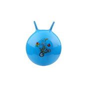 Merco lopta za skakanje Hom Jump s ruckom, plava, 55 cm