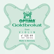 Optima Goldbrokat E 4/4 Soft Ball End Violinska struna