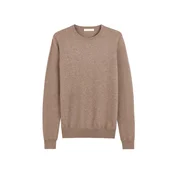 GOBI Cashmere Pulover Womens Essential Cashmere Crewneck Sweater temno bež