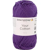 Schachenmayr Your Cotton 00049 Purple Pletilna preja