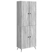 Set ormara 2 pcs Siva Sonoma Konstruirano drvo