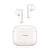 USAMS US Series Dual mic Earbuds TWS Bluetooth 5.3 white BHUUS02