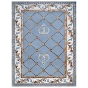 PompA¶A¶s by Casa Padrino luxury baroque carpet crown by Harald GlA¶A¶ckler blue - Various Sizes