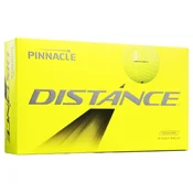 Golf žogice Pinnacle Distance Yellow Basic