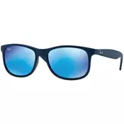 Ray Ban Andy Shiny Blue On Matte Top Mirror poly green mirror blue Gr. Uni