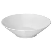 IKEA 365+ Duboki tanjir/cinija, zakošene strane bela, 22 cm