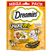 Dreamies Shakeups Multivitamins Snacks - Ekonomično pakiranje Piknik s peradi  (4 x 165 g)