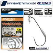 Trnki Owner Twist Lock Weighthead 5167W Št: 4/0-5/0