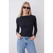 Trendyol Milla ženska bluza Twoaw26Bz00012, Crna- Crna