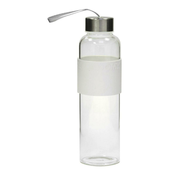 DOMY Staklena flaša zeleni silikon 0.6l