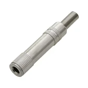 Kovinska 6,3 mm avdio vtičnica za kabel