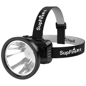SupFire HL51 LED naglavna svetilka USB 160lm, črna