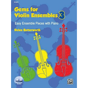 BUTTERWORTH:GEMS FOR VIOLIN ENSEMBLES 3 WITH PIANO + AUDIO ACCESS