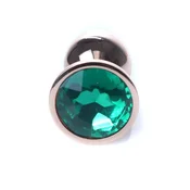 Gardj Europe Plug-Jewellery Rdeče zlato PLUG- Zelena