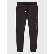 Tommy Hilfiger Spodnji del trenirke Essential KS0KS00214 M Črna Regular Fit