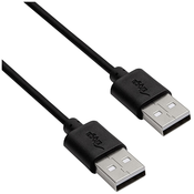 Akyga Akyga USB kabel USB-A vtič\, USB-A vtič 1.8 m črna AK-USB-11, (20578025)