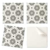 shumee Paket samolepilnih vinilnih ploščic z vzorcem mandale v mreži 20x20x20 cm