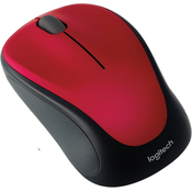 Logitech M235 Wireless mini miška, rdeča