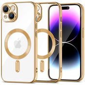 TECH-PROTECT MAGSHINE MAGSAFE IPHONE 15 PLUS GOLD (9319456604177)