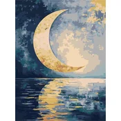 shumee Slikanje po številkah - Odsev lune 30x40cm