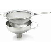 Stainless steel funnel and sieve - iSi brand