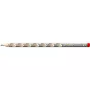 Stabilo EASYcolors debeli trokutasti srebrni olovak za desnoruke s bojama 332/805
