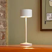 Sigor LED namizna svetilka na baterije Veluna, bela, komplet 3 kosov, 25 cm, IP44 - Dnevna soba/jedilnica - Sodobni - Aluminij