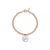 Paul hewitt treasure bold pearl roze zlatna narukvica od hirurškog Celika ( ph003973 )