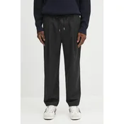 Volnene hlače Drôle de Monsieur Le Pantalon Cropped Flanelle
