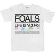 Foals Life Is Yours Song List White XL Majica