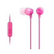 SONY ušne slušalice za Android/iPhone, žicane, ružicasta