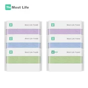 A-Life Set peškira, 32x70cm, 6 komada, Višebojni