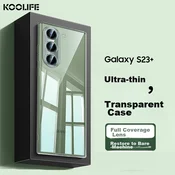 Koolife Maska za mobilni telefon Samsung Galaxy S23+, Providna