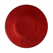 Plakans škivis Crvena Staklo 6 kom. (21 x 2 x 21 cm)