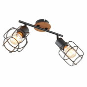 Globo 54037-2 - Reflektor WILLA 2xE27/60W/230V