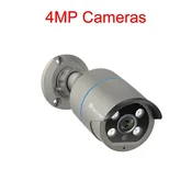 KJB Zunanja PoE IP kamera 4 MP z dvosmernim zvokom, objektiv 3,6 mm