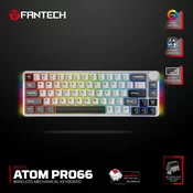 Tastatura mehanicka Gaming Fantech MK919 Atom PRO66 siva (Red switch)