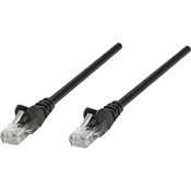 Intellinet RJ45 mrežni prikljucni kabel CAT 5e U/UTP [1x RJ45-utikac - 1x RJ45-utikac] 2 m crni, Intellinet