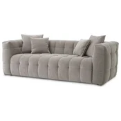 Casa Padrino luxury sofa gray 230 x 100 x H. 75 cm - Living room sofa with 4 pillows - Living room furniture - Luxury furniture - Living room furnishings - Luxury furnishings - Luxury quality