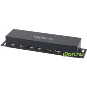 LogiLink LogiLink UA0148 USB 2.0 Hub - 480 Mbit/s, sivi