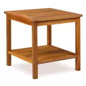Lesena odlagalna mizica WASHINGTON, 45x45x45cm, rjava Casaria