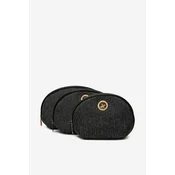 Kozmetična torba BEVERLY HILLS POLO CLUB BHPC-U1-007-SS25 (3-PACK) Črna