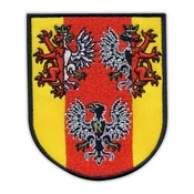 shumee Našitek grba regije Lodž Lodžsko - samolepilna podlaga - vezen našitek/značka/emblem