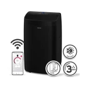 Sencor - Pametni mobilni klima uređaj 900W/230V 9000 BTU Wi-Fi crna + DU