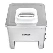 VEVOR Stroj za rezanje mesa debelina 35 mm 360x345x418 mm nerjaveče jeklo