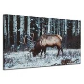 shumee Platno s sliko Živali Kanadski jelen 120x70