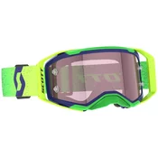 SCOTT Prospect 2.0 AMP motocross naocale ljubicasto-fluo žute s ružicastim pleksiglasom